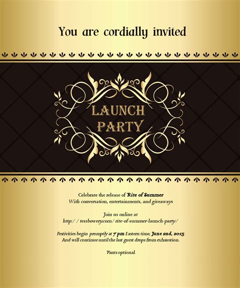 Launch Party! | Tess Writes Romance
