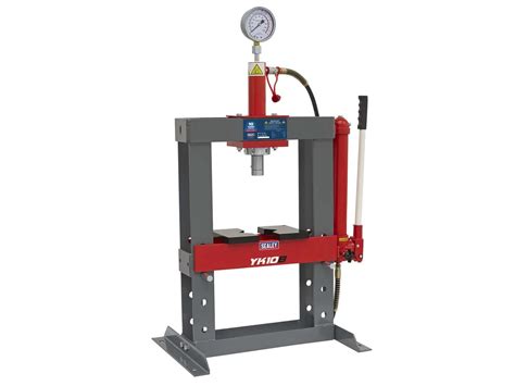 sealey sealey yk10b 10tonne hydraulic press bench ffx
