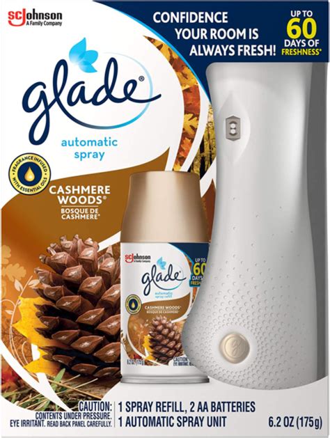 Glade Automatic Air Freshener Spray Holder For Home And Bathroom