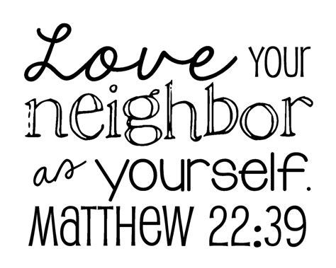 love thy neighbour quote  Clip Art Library