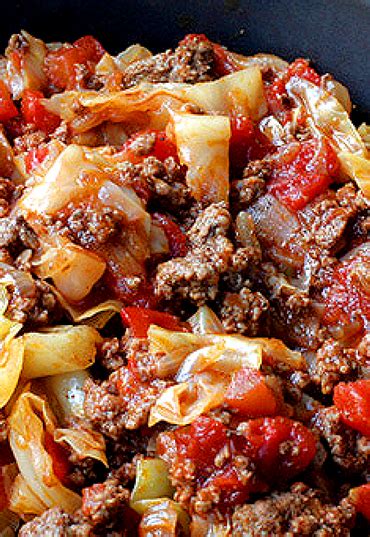 Don't put campbell's soup in this. Unstuffed Cabbage Rolls - Recipes - Faxo