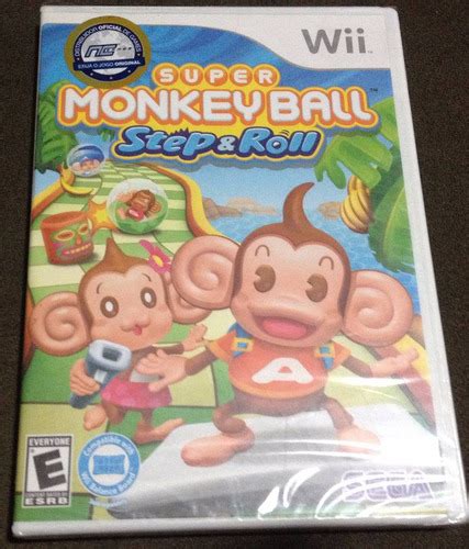 Super Monkey Ball Step And Roll Wii Novo Frete Grátis