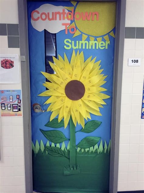 You read aloud to the class, form reading clubs, mastermind cool reading incentives and contests, and set up your parents for summer. Countdown to Summer Classroom Door #classroomdoor # ...