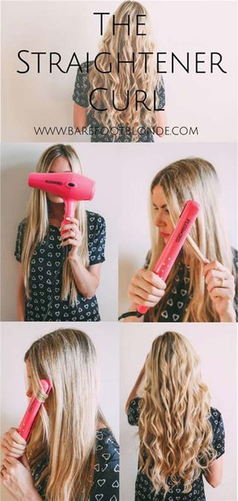 31 Hair Straightening Tutorials The Goddess Curls With Straightener