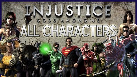 Injustice Gods Among Us Mobile All Characters And Costumes Dlc