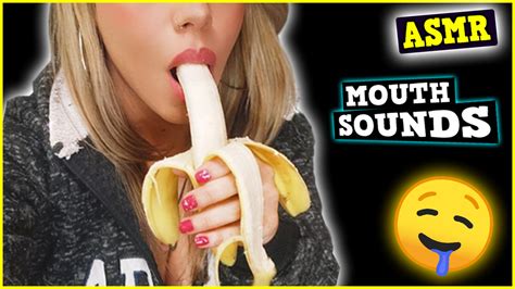 🤤👉 Asmr Banana Eating And Licking 👅 Ear Banana Mouth Autonomous