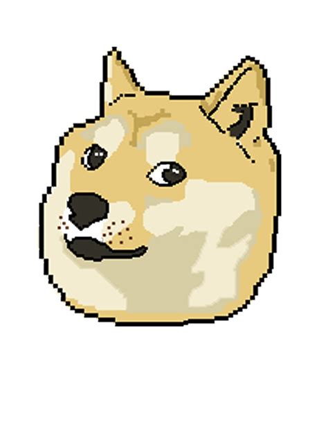 Pixel Shibe Doge Stickers By Catfantastic Redbubble