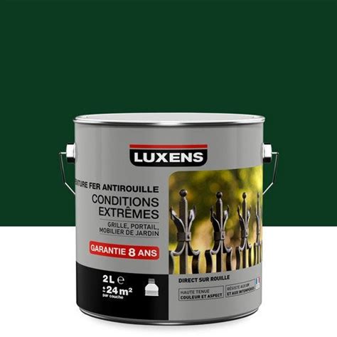 Peinture sur corps nu de femme. Peinture fer extérieur Antirouille LUXENS, vert sapin, 2 l | Leroy Merlin