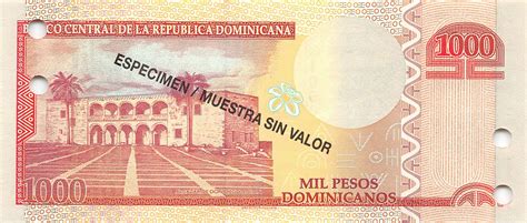 dominican republic 1000 peso oro 2013 specimen