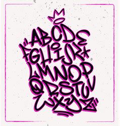 These are the top contenders. Graffiti alphabet urban font Royalty Free Vector Image