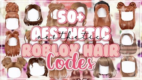 50 Aesthetic Brown Hair Codes For Bloxburg Roblox Youtube