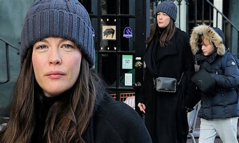 Liv Tyler Enjoys Quality Time With Son Milo In Freezing New York