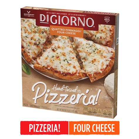 Digiorno Four Cheese Frozen Pizza On A Hand Tossed Style Crust 183 Oz