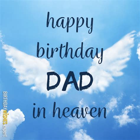 Dad In Heaven Happy Birthday Wishes Images And Photos Finder