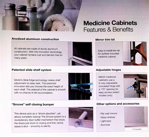 Maax is a leading north american manufacturer of bathroom products: Maax- Element Medicine Cabinet - Bath Emporium