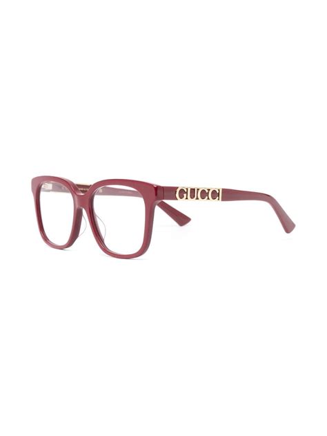 gucci eyewear square frame optical glasses farfetch