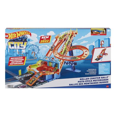 Hot Wheels City Roller Coaster Rally Playset Toyworld Mackay Toys