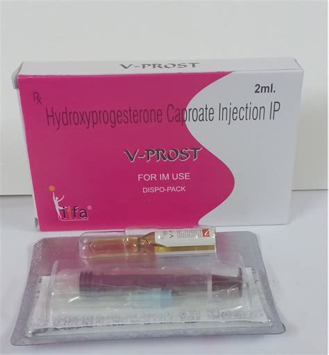 hydroxyprogesterone caproate injection 500mg for hospital packaging size 2 ml rs 289 piece