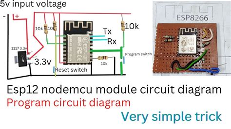 How To Install Pcb Circuit Board Esp8266 Nodemcu Module Esp12