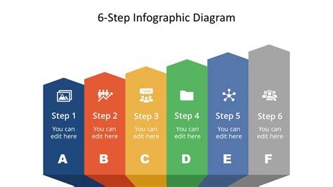 Free 6 Step Infographic Diagram For Powerpoint Slidemodel