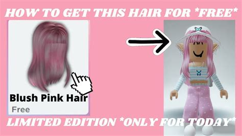 How To Get This Pink Hair For Freelimited Edition Only For Today