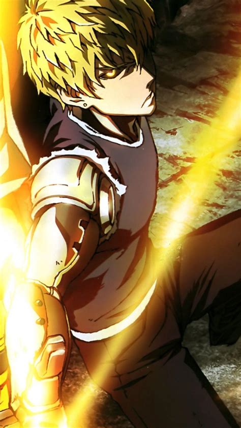 One Punch Man Iphone Genos Wallpapers Wallpaper Cave