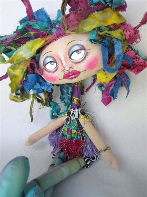 Tatters Original Fabriccloth Art Doll By Creativecharacters Art