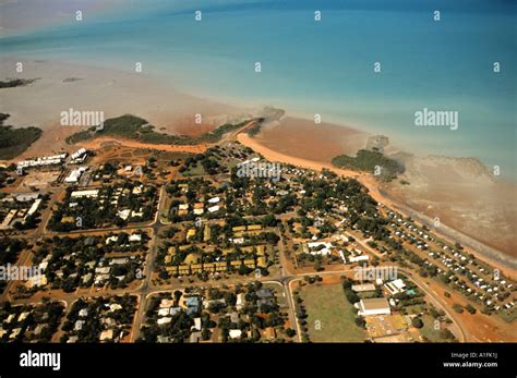 Aerial View Of Broome Kimberley Western Australia Australia Stock Photo