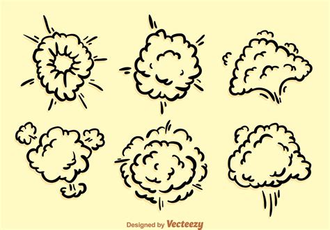 Dust Cloud Explosion 97404 Vector Art At Vecteezy