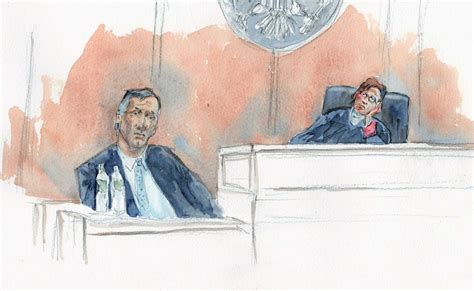 Illustrated Courtroom Ny Law Journal Star Witness In Bribery Trial