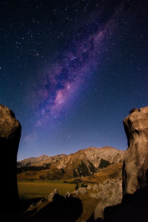 The Milky Way Taken From Castle Hill New Zealand Photo Credit To