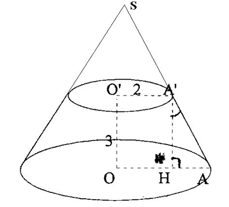 Comment Calculer Le Volume D Un Tronc De Cone - Dm sur un patron de tronc de cône : exercice de mathématiques de