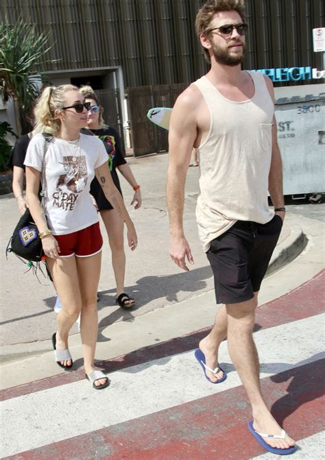 Miley Cyrus In Red Shorts 01 Gotceleb