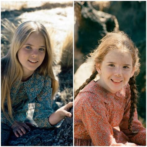 Melissa Gilbert And Melissa Sue Anderson In Their Roles As Laura And