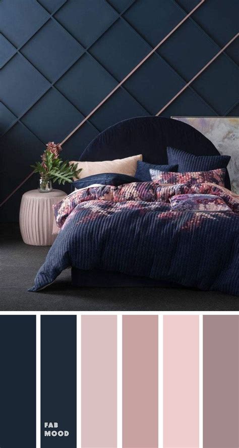 In this piece we ll offer 26 bedroom wall colors to consider to help spark life add pop or simply give your bedroom a. Beautiful bedroom color scheme : Dark blue, mauve and ...