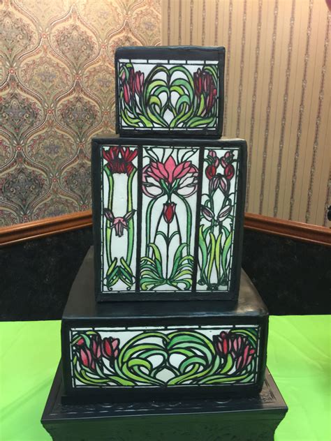 Stained Glass Cake Painted Cakes Dream Cake Gorgeous Wedding Cake