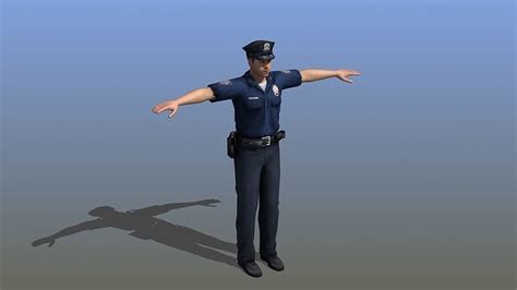 Police Officer 3d Model Cgtrader