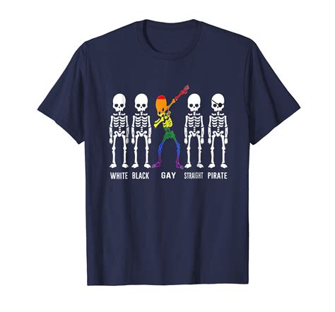 Skeleton Dabbing Lgbt Gay Pride Equality Shirt Rainbow Dab Ln Lntee