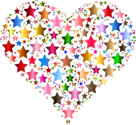 Colorful Heart Stars 7 By Gdj Live Wallpaper For Pc Wallpaper Pc Live