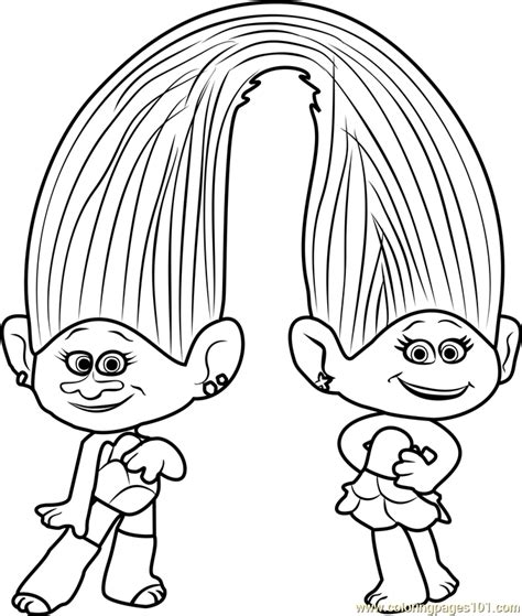 Bilderesultat For Coloring Trolls Poppy Coloring Page Coloring Pages