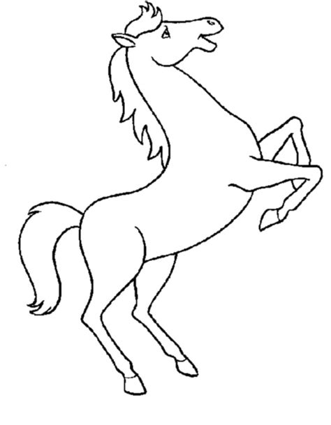Image En Coulere Cheval Au Pat A Imprimer Gratuit  Coloriage Cheval à