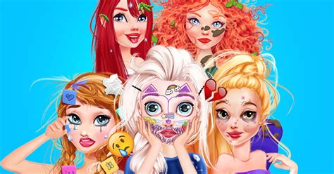 Disney Princesses Makeover Salon Play Disney Princesses Makeover