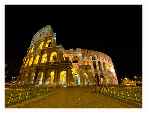 Colosseum By Night Flavian Amphitheatre Rome The Coloss Flickr