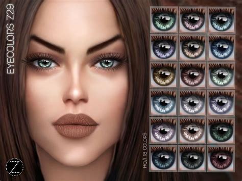 The Sims Resource Zero Eyes N94 By Pralinesims • Sims 4 Downloads