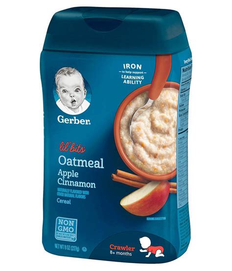 Gerber Oatmeal Apple Cinnamon Infant Cereal For 6 Months 1362 Gm