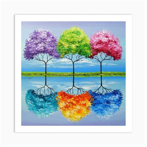 Every Tree Has Its Own Happiness Art Print By Olha Darchuk Fy