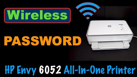 How To Find Password Of Hp Envy 6052 All In One Printer Youtube