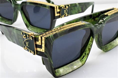 louis vuitton louis vuitton sunglasses millionaire 1 1 marble green grailed