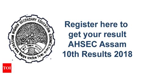 Assam Hslc Result Seba Th Result To Be Out On May Ahsec