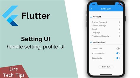 A Simple Flutter App For Profile Ui Design Mobile App Development Vrogue